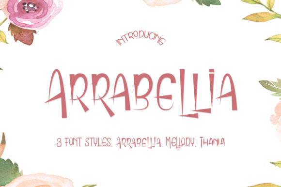 Arrabellia Family: A Modern Display Font for Web Designers and Digital Brands