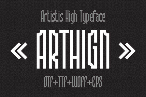 Arthign: A Dynamic Display Font for Modern Web and Digital Design