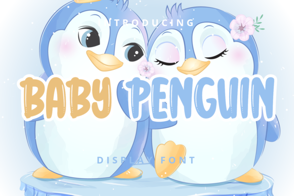 Baby Penguin: A Playful Display Font for Crafters and Makers