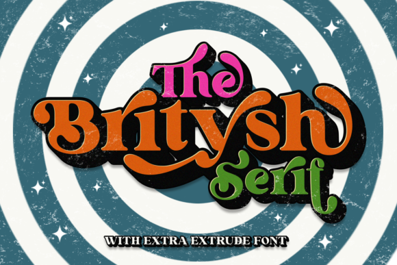 Britysh: A Bold Display Font for Crafters and Product Designers
