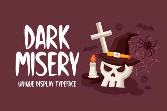 Dark Misery: A Spooky Display Font for Bold Branding Projects