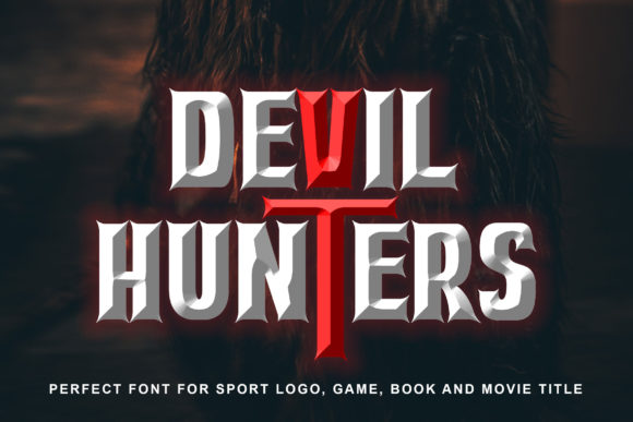 Devil Hunters Font: Bold Display Typography for High-Impact Campaigns