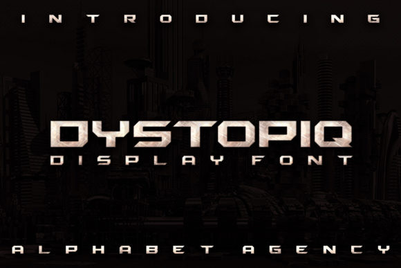 Dystopiq: A Bold Display Font for Modern Web and Digital Design