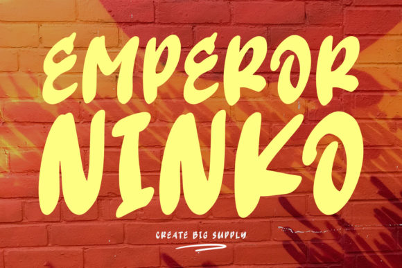 Emperor Ninko: A Bold Display Font for Modern Branding Projects