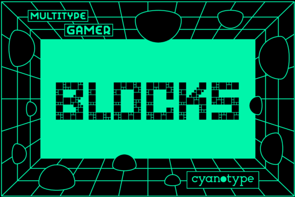 Gamer Blocks: A Bold Display Font for Modern Editorial Design