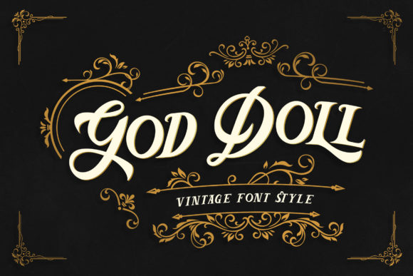 God Doll: A Bold Display Font for Modern Web Design Projects
