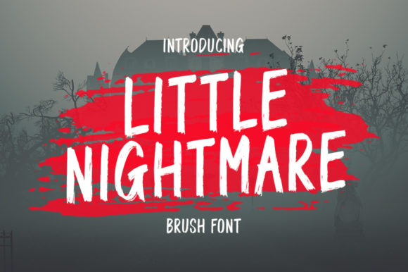 Little Nightmare: A Spooky-Cool Display Font for Makers and Sellers