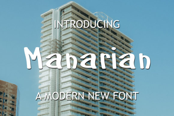 Manarian: A Fun and Friendly Display Font That Makes Branding Pop