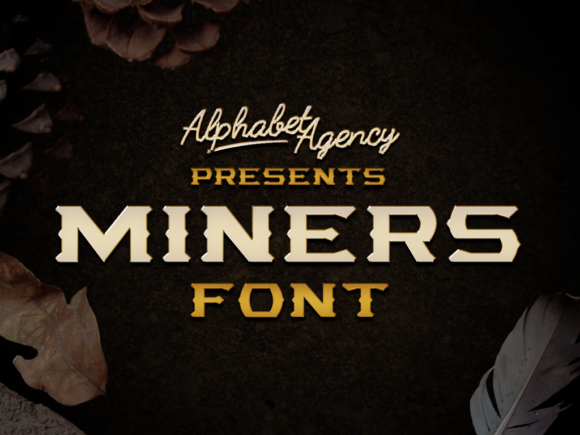 Miners: A Bold Display Font That Elevates Brand Identity