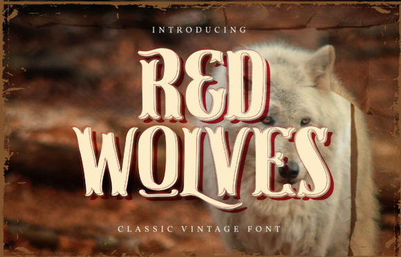 Red Wolves: A Bold Display Font That Elevates Brand Identity