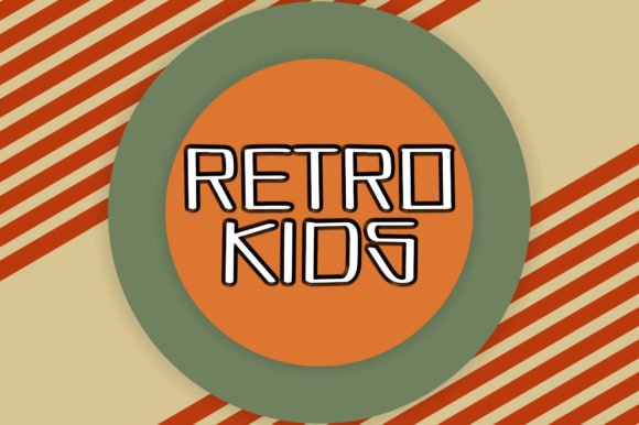 Retro Kids: A Modern Display Font for Playful Digital Branding