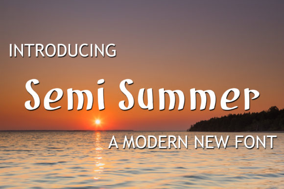 Semi Summer: A Trendy Display Font for Modern Business Branding