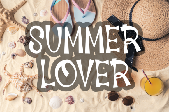 Summer Lover: A Whimsical Display Font for Modern Branding Projects