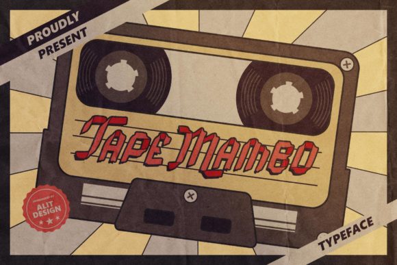 Tape Mambo: A Vintage Display Font for Modern Marketing Designs