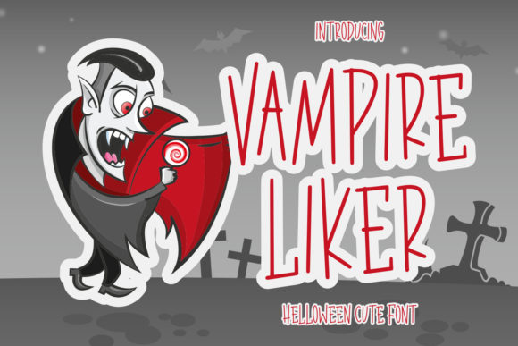 Vampire Liker: A Bold Display Font for Business Branding